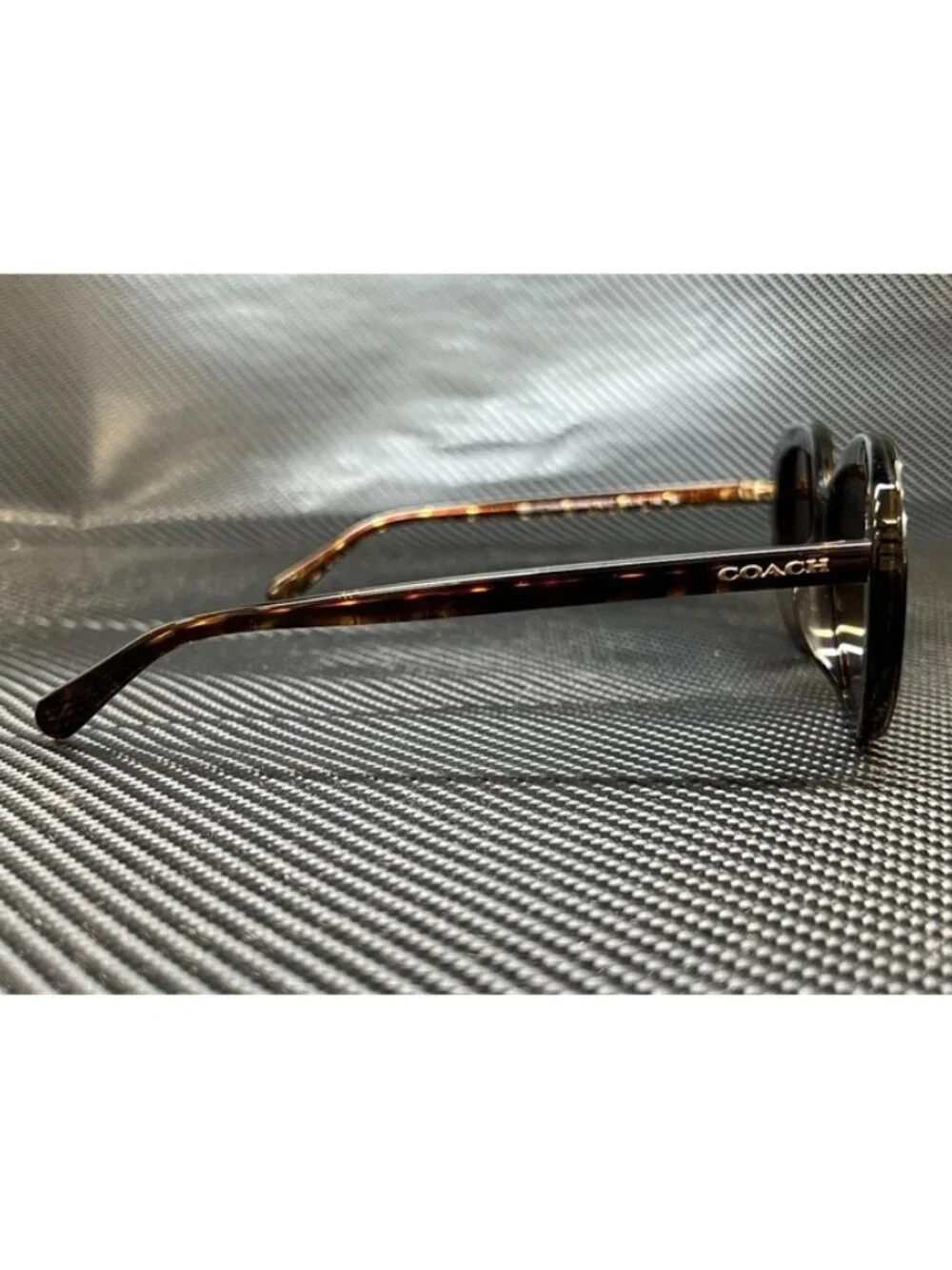 New Coach Women  TORTOISE GLITTER SIGNATURE C Sunglasses  55- 16- 140